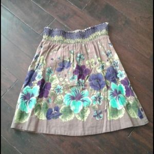 Free People Floral Skirt